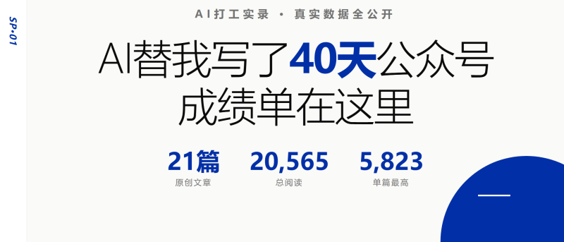 我用WorkBuddy让AI写了40天公众号：21篇、2万阅读，数据全公开-杨欢