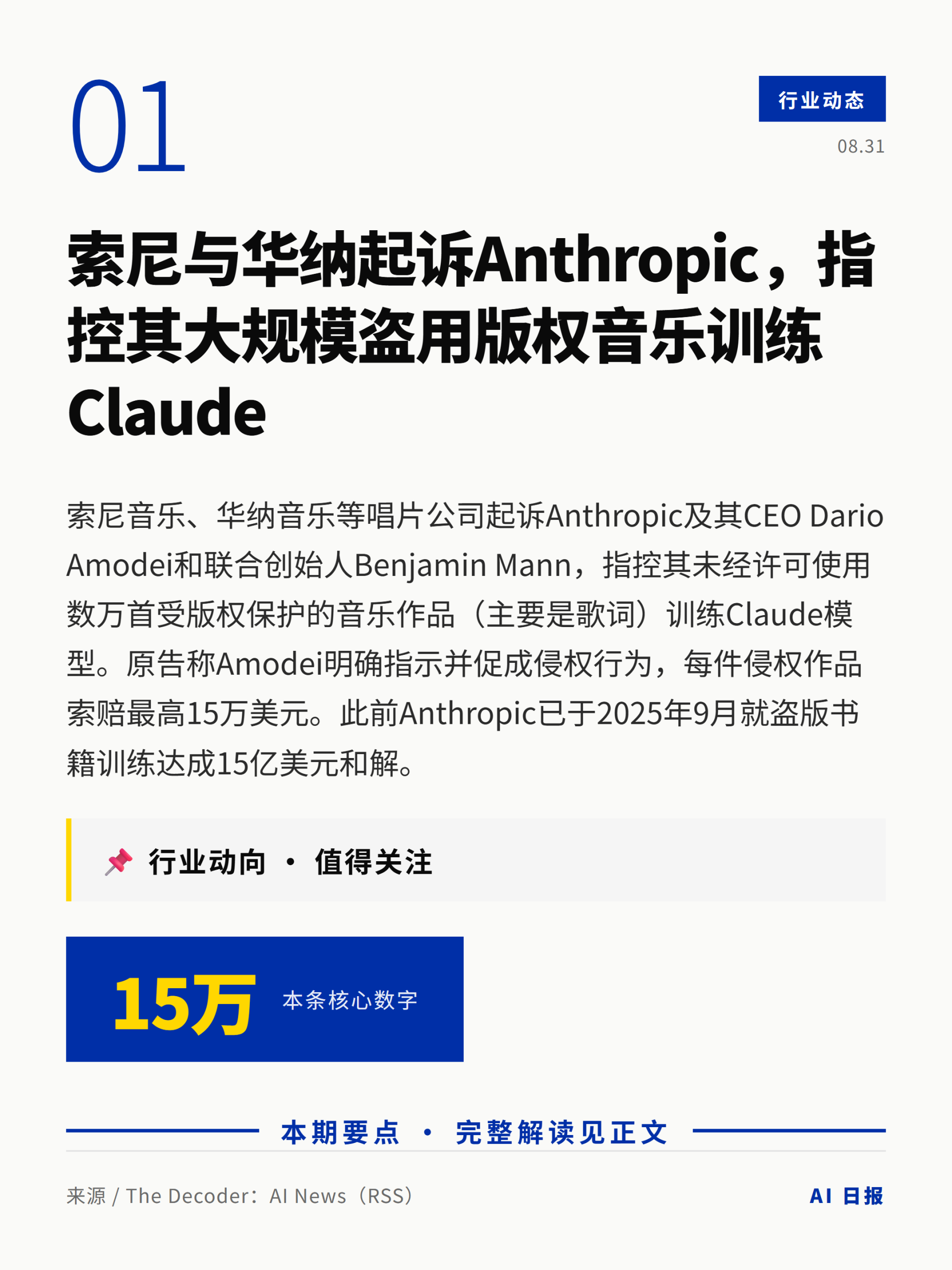 AI日报卡片 2